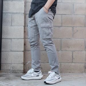 Men's Gray Cargo Pants